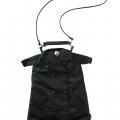Trench, black, suitcase handle and long strap