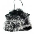 little fur dress with bow